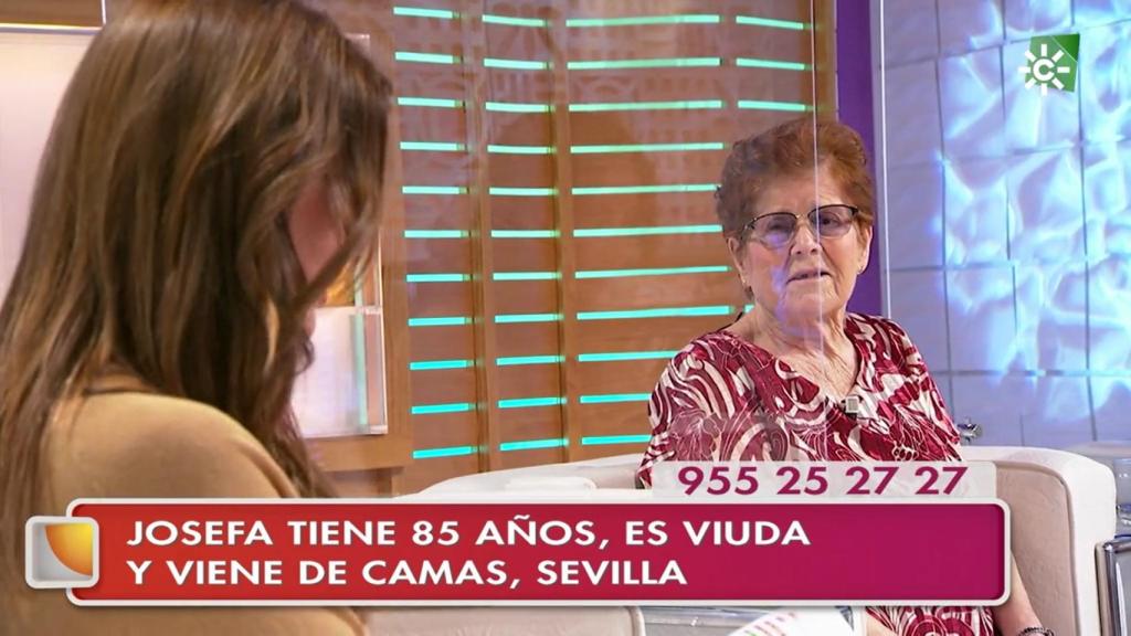 Josefa acudió a 'La tarde, aquí y ahora' para buscar un acompañante.