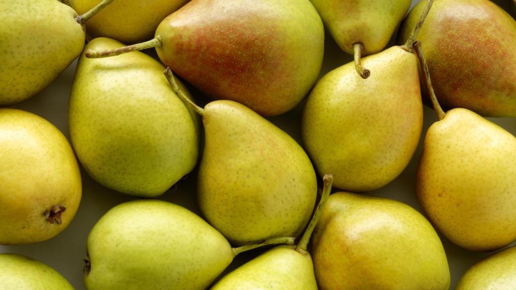 Un puñado de peras.