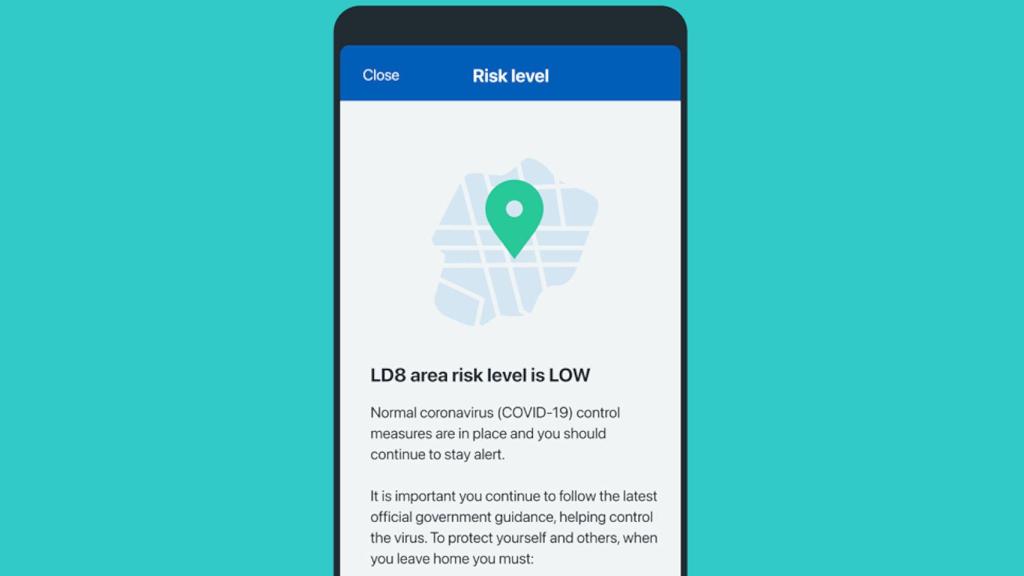 La app de la NHS contra la COVID