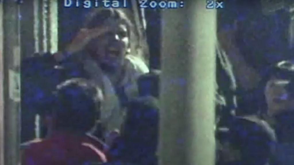 Alberto Rodríguez en 2006, en el primer incidente que protagonizó contra agentes de la Policía.