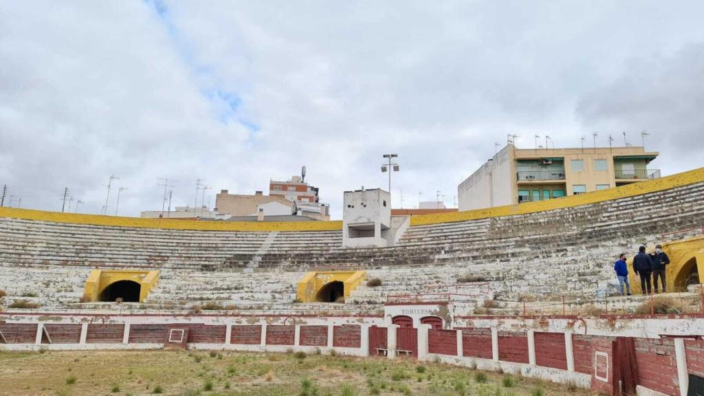 Estado actual de la plaza de toros de Elda