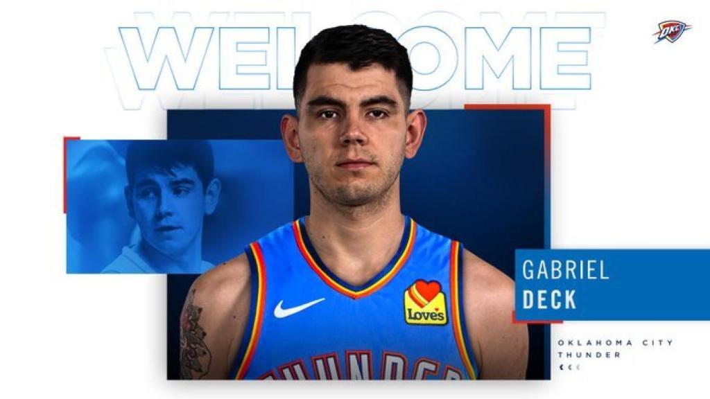 Gabriel Deck ficha por los Thunder