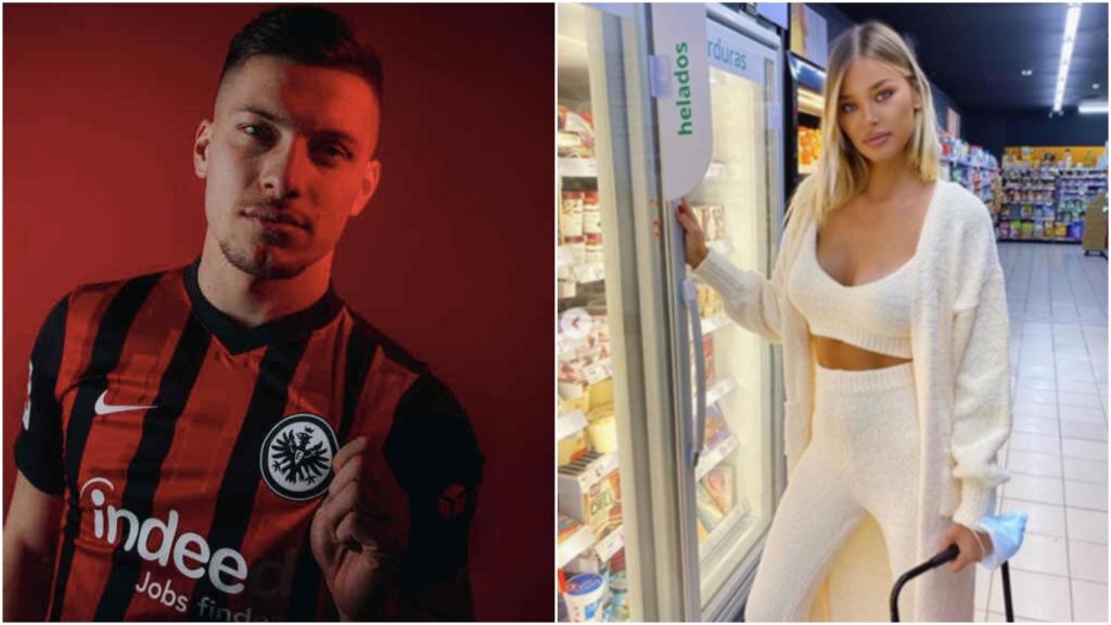 Jovic y su novia Sofia