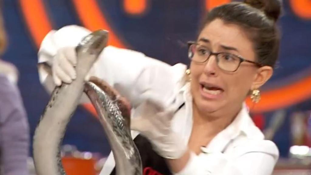 La lamprea estaba viva.