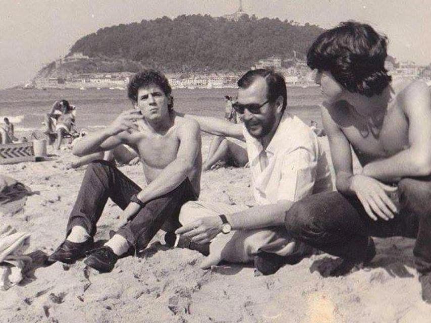 Eloy de la Iglesia con José Luis Manzano.