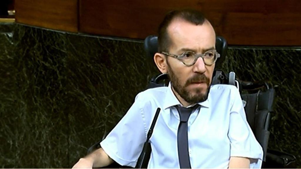 Echenique en el Congreso de los Diputados.