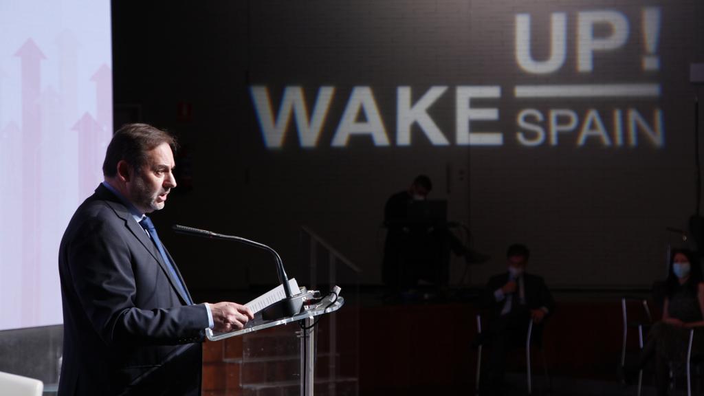 José Luis Ábalos, ministro de Transportes, Movilidad y Agenda Urbana, en el evento Wake Up, Spain!