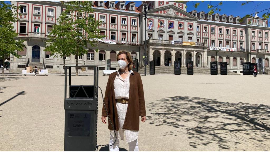 Palo selfie en la plaza de Armas.