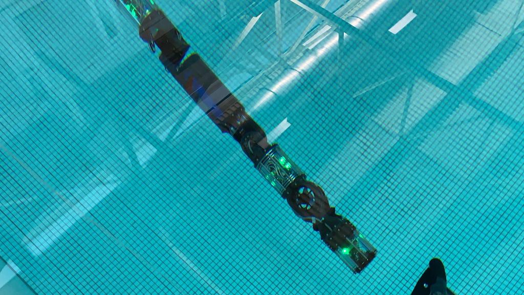 Robot con forma de serpiente