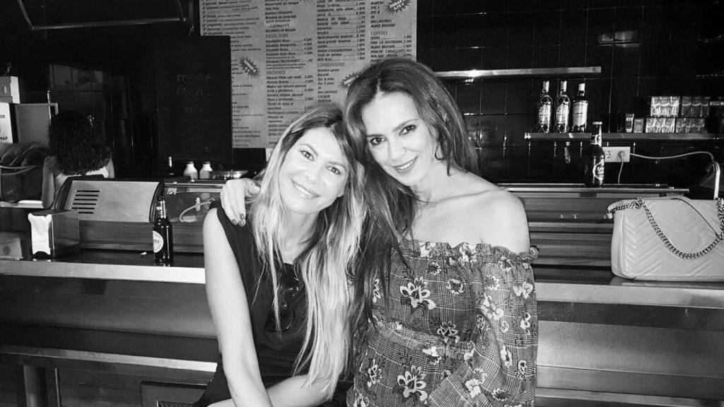 Ana y Olga, en una imagen que compartió la modelo por el cumpleaños de su amiga hace 4 años.