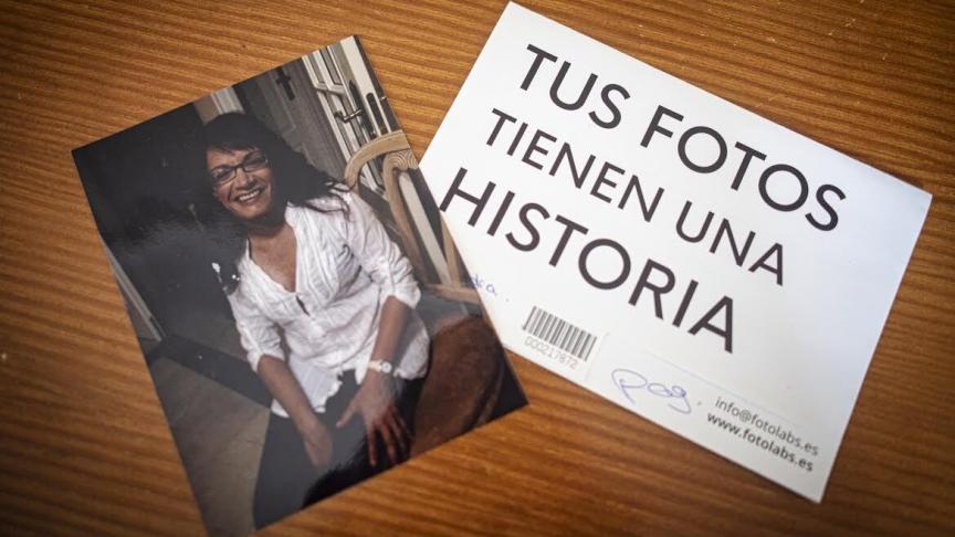 Una foto de Isa pocos meses antes de quedar tetrapléjica.