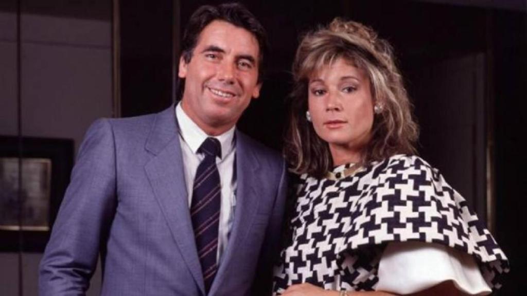 Manolo Santana y Mila Ximénez en una imagen de archivo tras casarse.