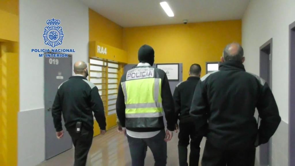 Detención practicada por la Policía Nacional.