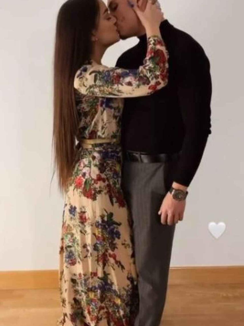 Julia y su novio, Brayan Mejía.