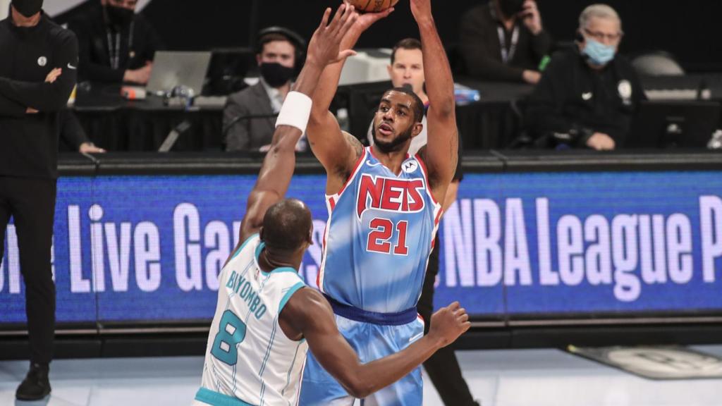 LaMarcus Aldridge, durante un partido con los Brooklyn Nets