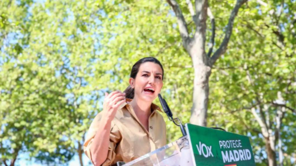 La candidata de Vox a la Comunidad de Madrid, Rocío Monasterio.
