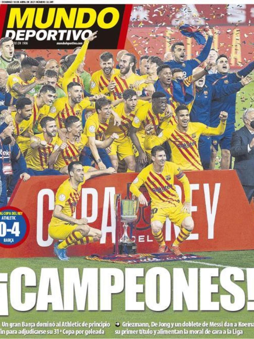 La portada del diario Mundo Deportivo (18/04/2021)