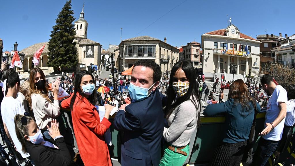 Edmundo Bal junto a Inés Arrimadas y Begoña Villacís.