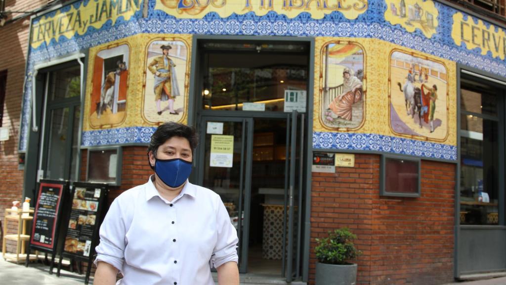 Isabel en Los Timbales.