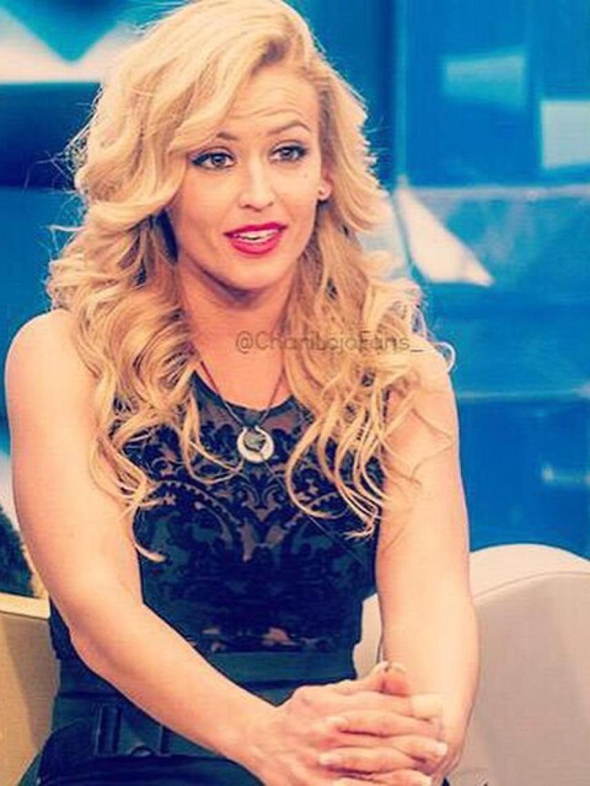 Chari Lujo, durante su participación en televisión.