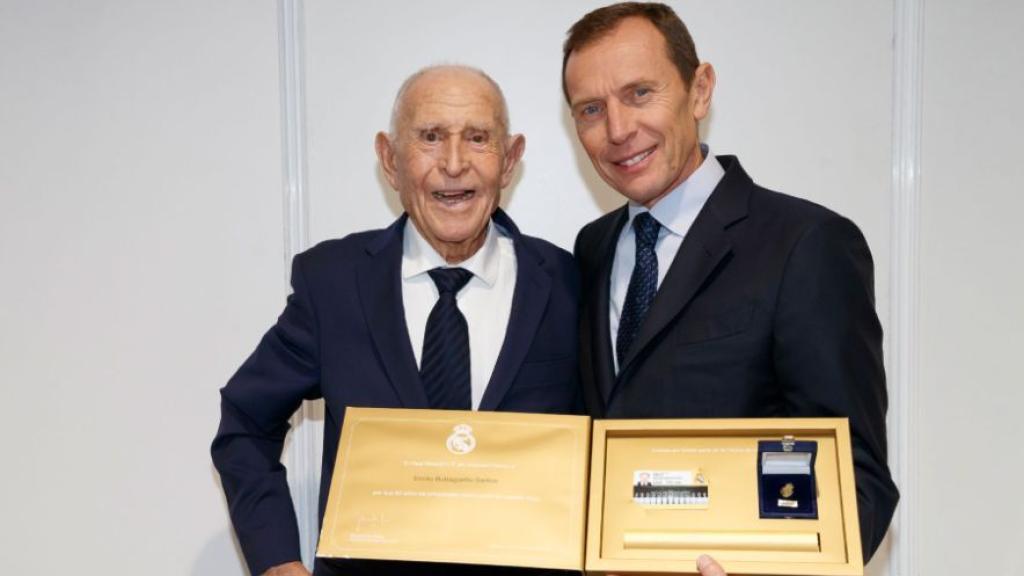 Emilio Butragueño Benavente y su hijo Emilio Butragueño