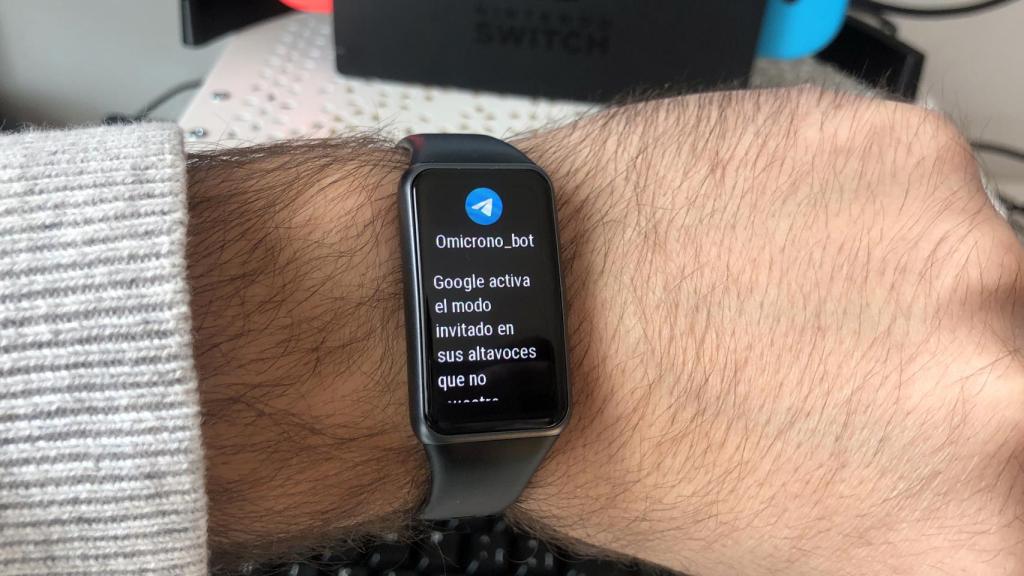 La Huawei Band 6 permite consultar notificaciones.
