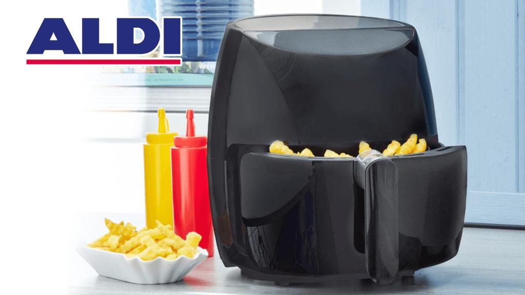 Así es la freidora sin aceite de Aldi: pantalla táctil y un precio rompedor