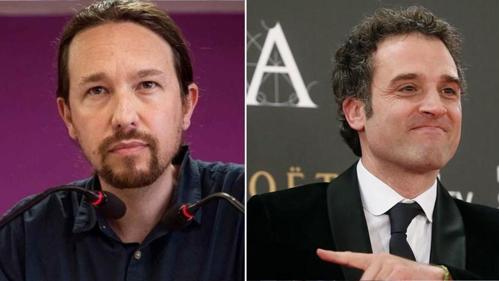 Pablo Iglesias y Daniel Guzmán en un fotomontaje.