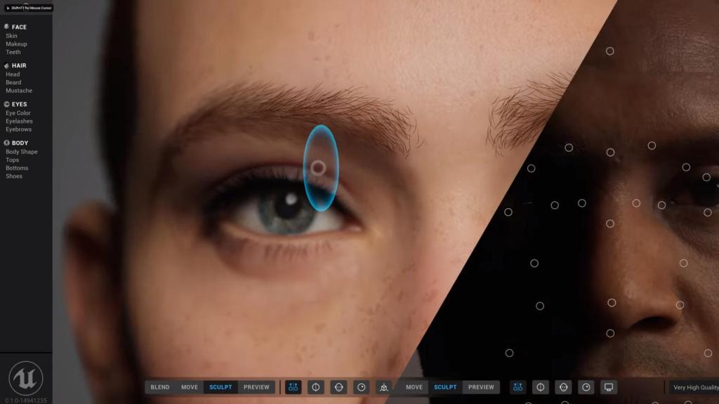Creación de MetaHumans