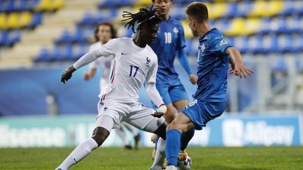 Eduardo Camavinga, durante el Europeo sub21 de 2021