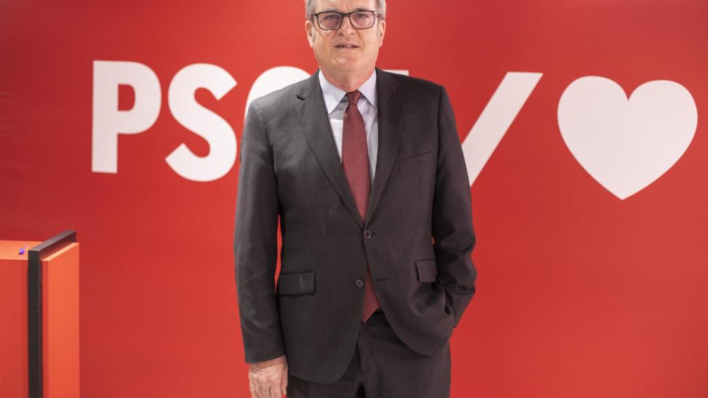 Gabilondo, en la sede central del PSOE.