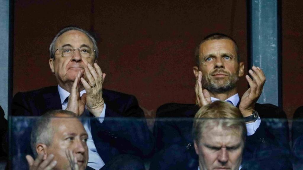 Florentino Pérez y Aleksander Ceferin