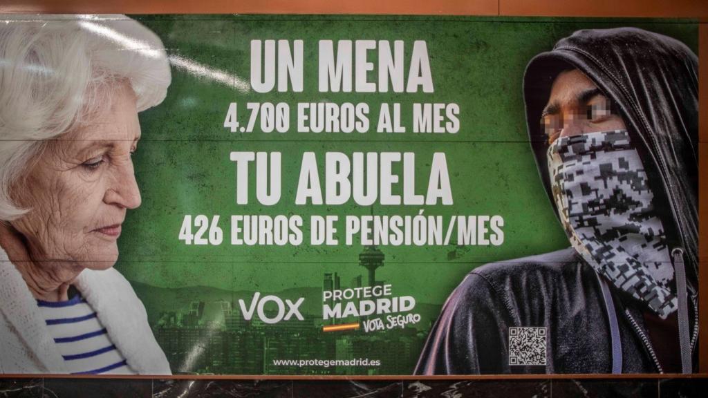 Cartel electoral difundido por Vox.