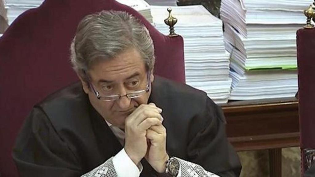 Javier Zaragoza, durante el juicio al 'procés' en el Tribunal Supremo./