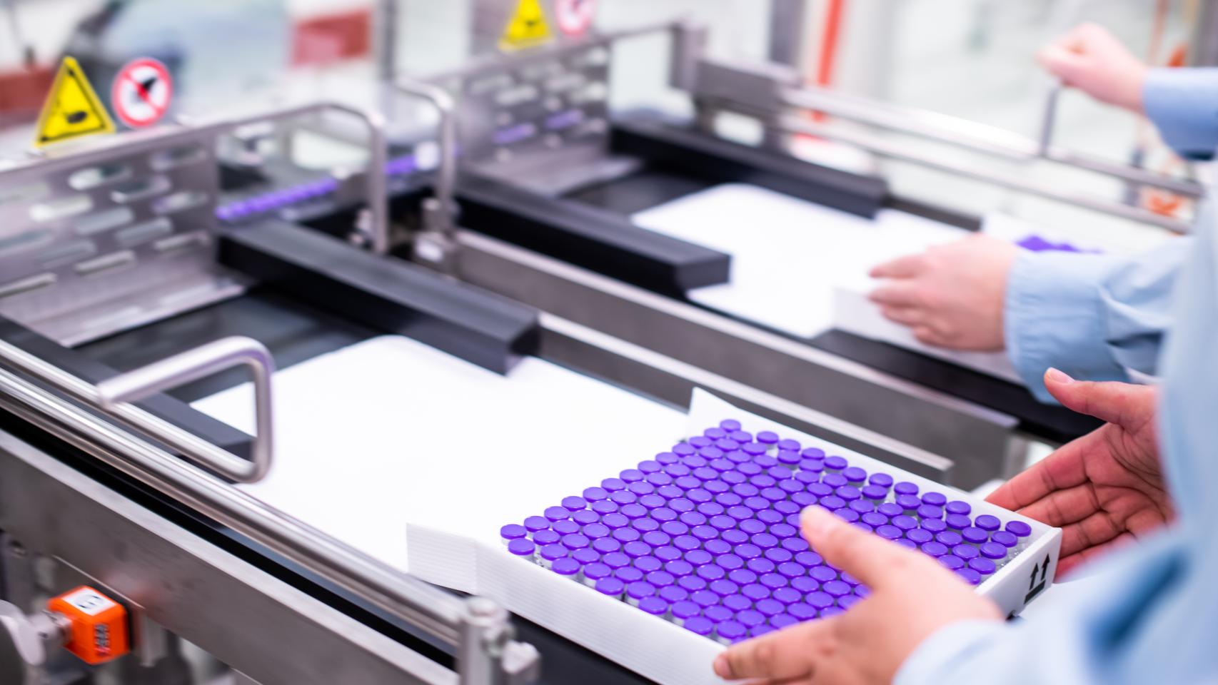 Instalaciones de la planta de producción de Pfizer en Puurs (Bélgica).