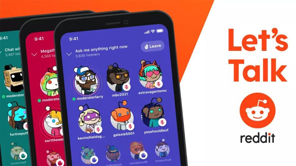 Salas de audio en Reddit.