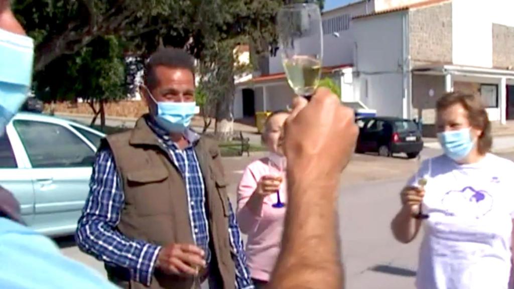 Rufino, en un momento de la entrevista con Canal Extremadura.