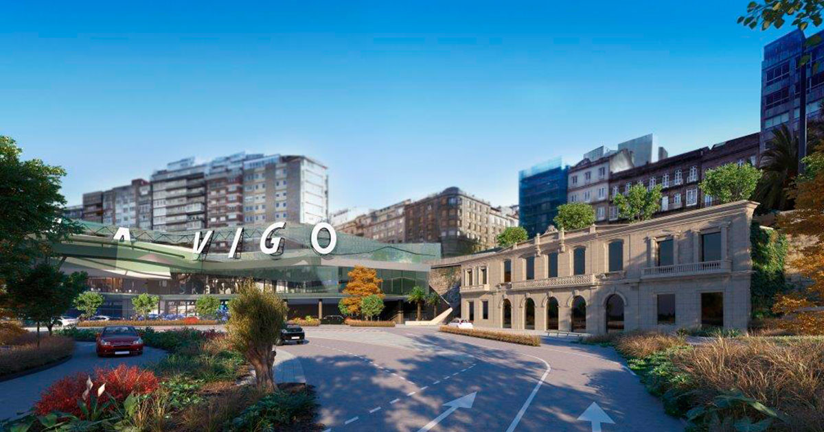 Así será la nueva llegada a la estación de tren desde la Calle Lepanto