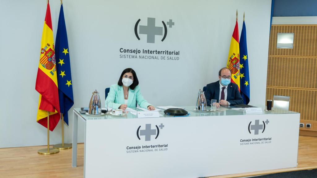 Imagen del Consejo Interterritorial de este miércoles.