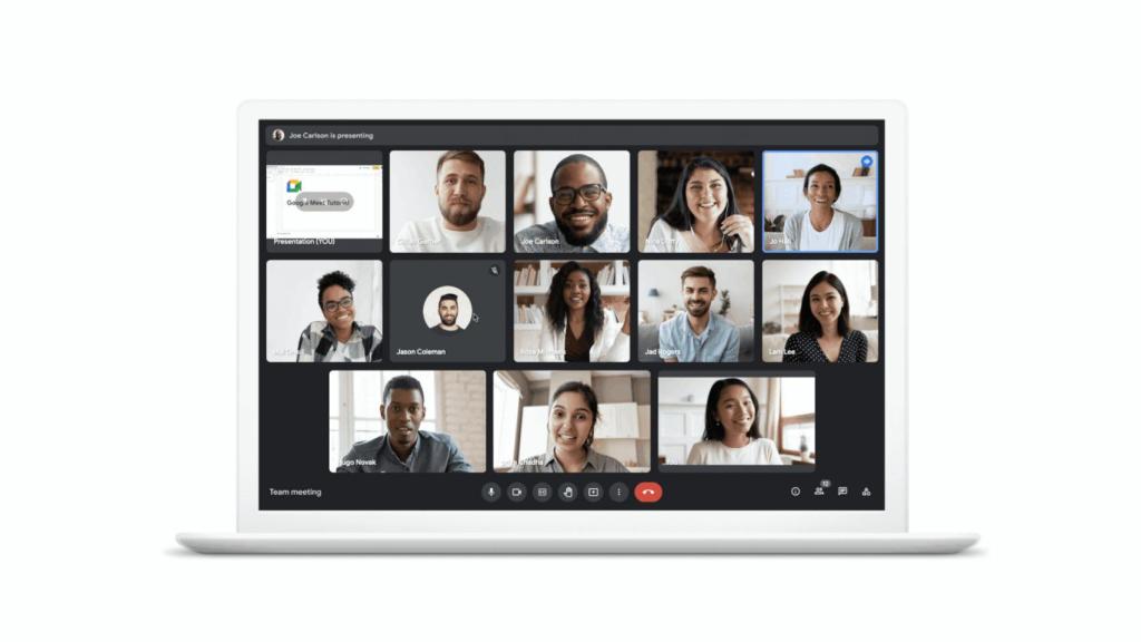 Google Meet nos permitirá reducir el tamaño del contenido de la presentación