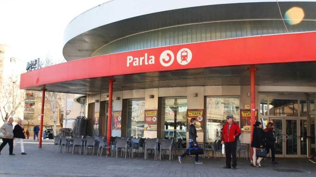 Estación de Renfe en Parla, donde los arrestados raptaron a la víctima.