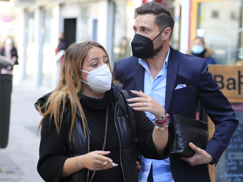 Antonio David Flores junto a su hija Rocío el pasado mes de febrero de 2021.