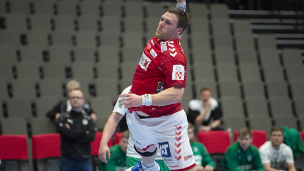 Jugada de ataque del Aalborg Handbold