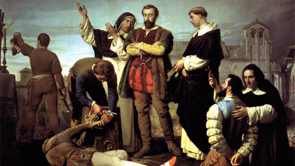 Antonio-Gisbert-Pérez.-Ejecución-de-los-comuneros-de-Castilla,-1860