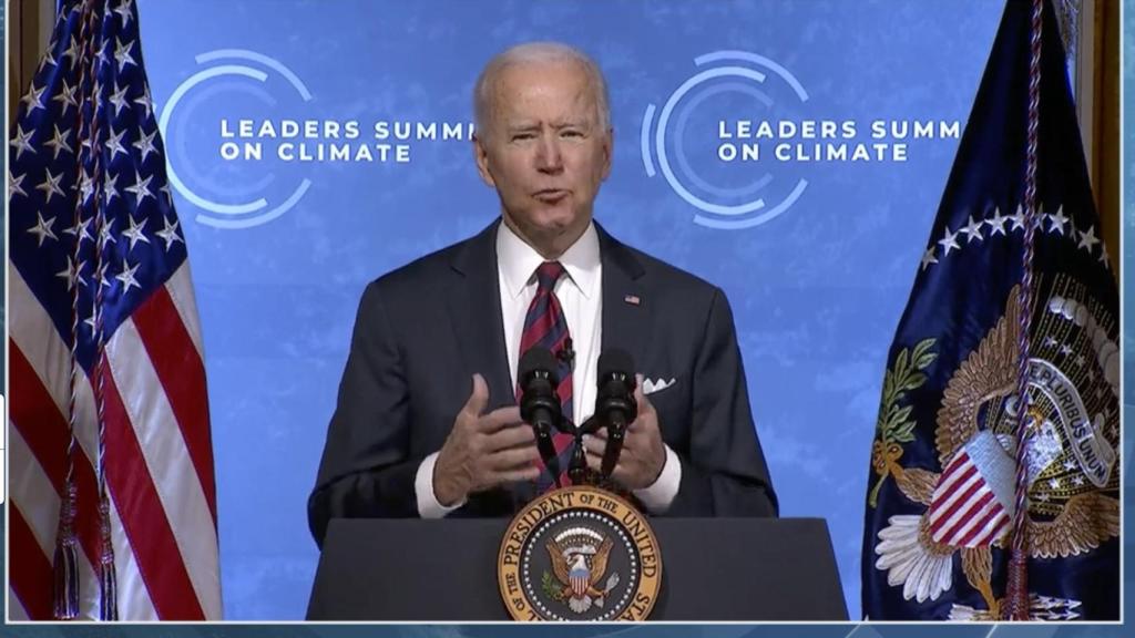 Biden anuncia un objetivo de reducción del 52% de las emisiones de GEI para 2030