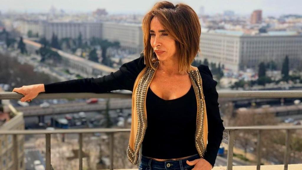 La presentadora María Patiño.