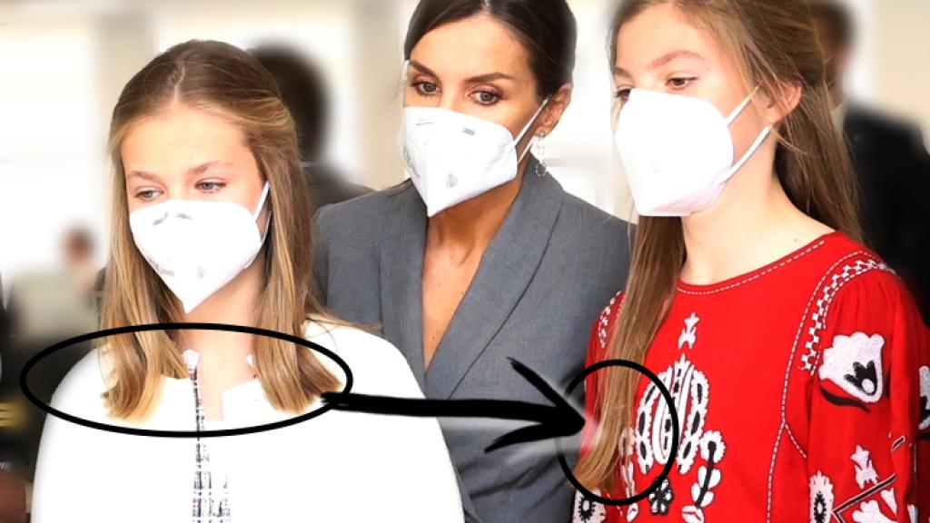 Leonor ha recortado su melena y se ha 'desvinculado' así del estilo de su hermana.