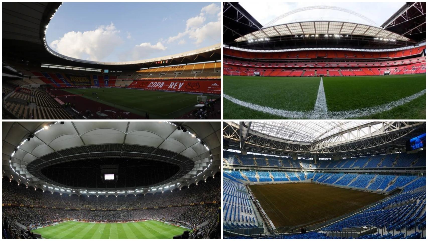 Las sedes de la Eurocopa