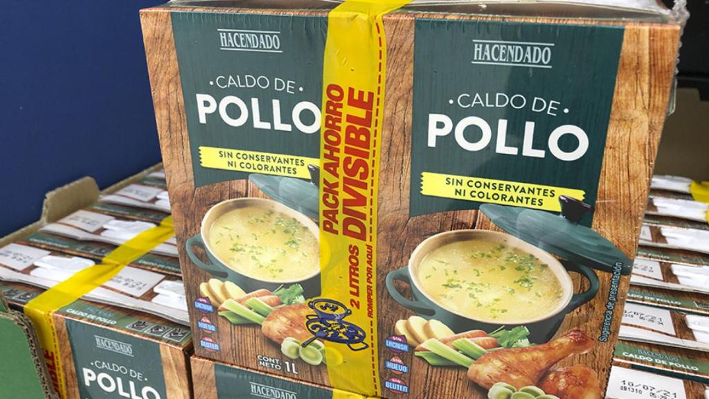 Caldo de pollo Hacendado