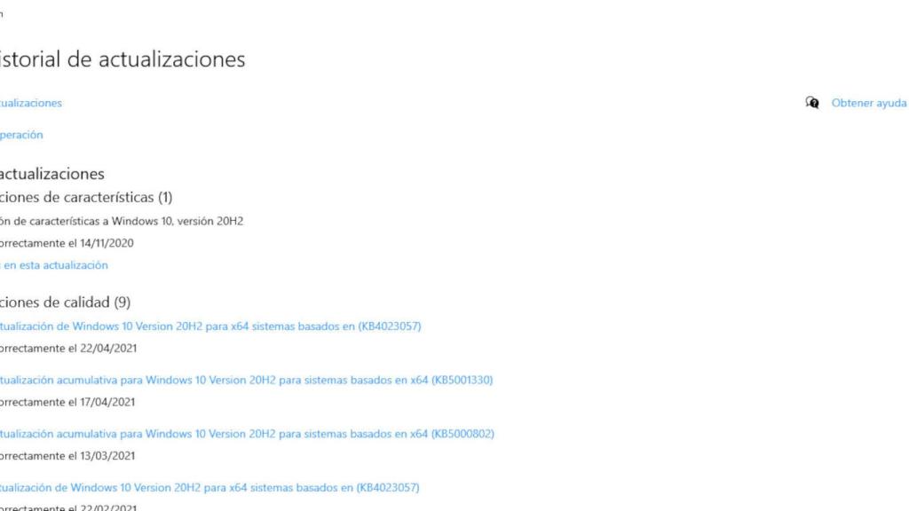 Actualización de Windows 10 que estaría provocando fallos